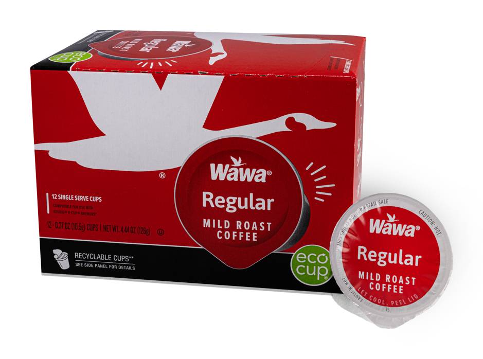 Wawa Regular Mild Roast Single Cup Coffee Pods (12 x 0.37 oz)