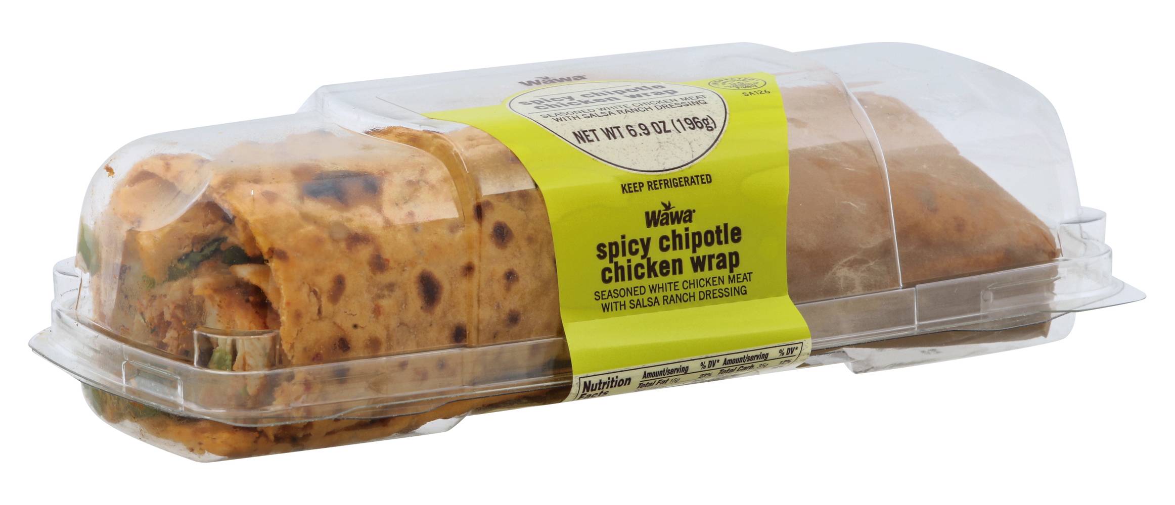 Wawa Spicy Chipotle Chicken Wrap (6.9 oz)