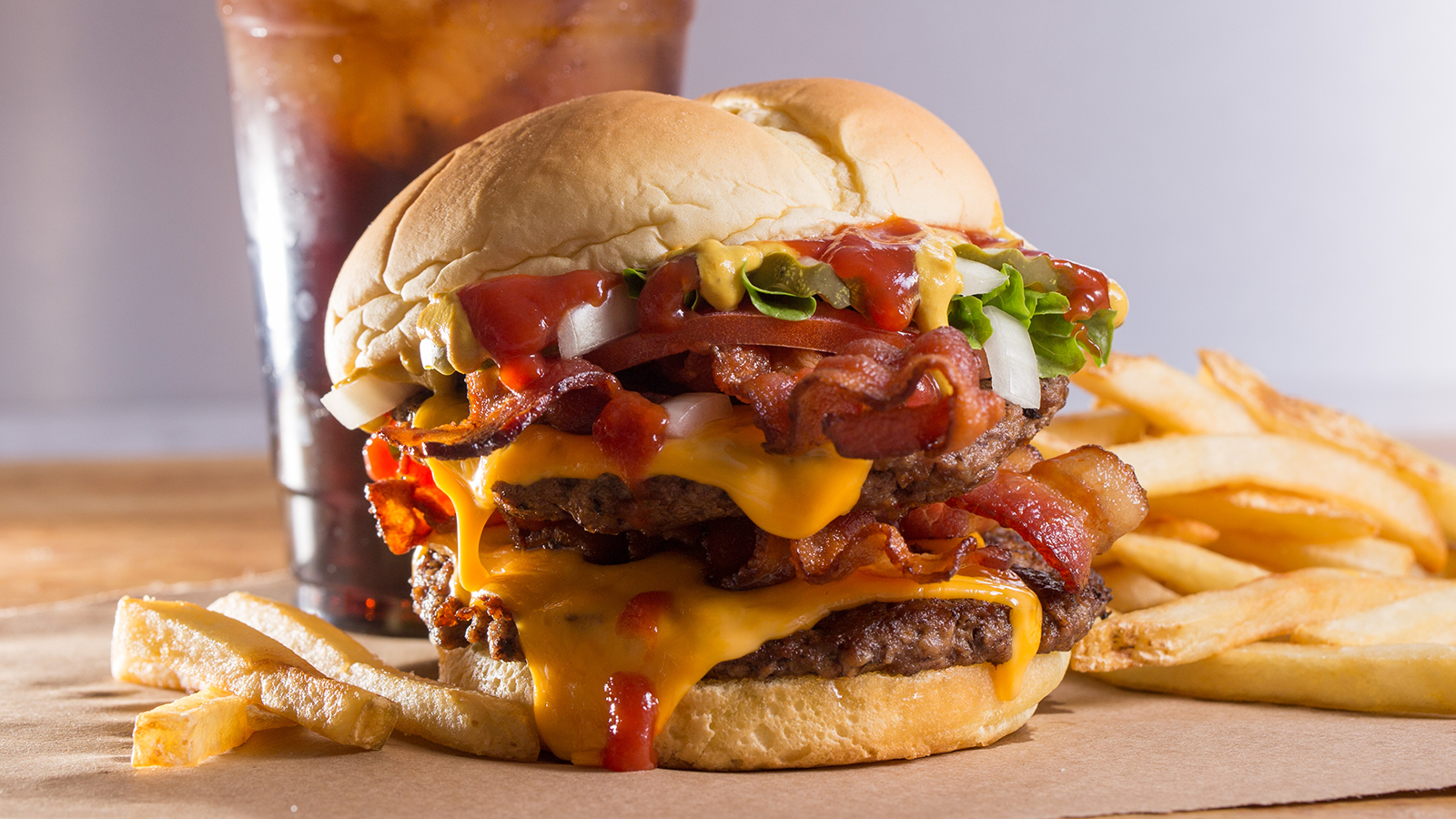 Double Bacon Burger