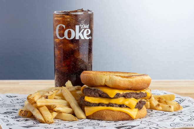 CHEEEESY BURGER COCA-COLA COMBO