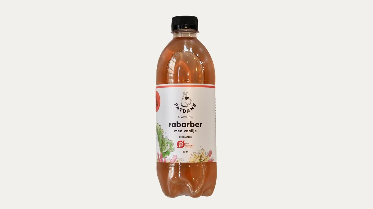 FATDANE rabarber med vanilje 0,5 l