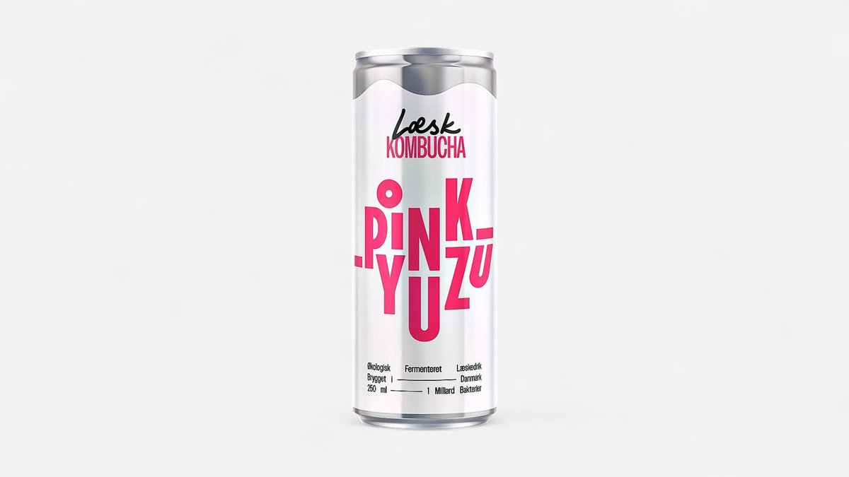 Læsk Kombucha Pink Yuzu 0,25 l