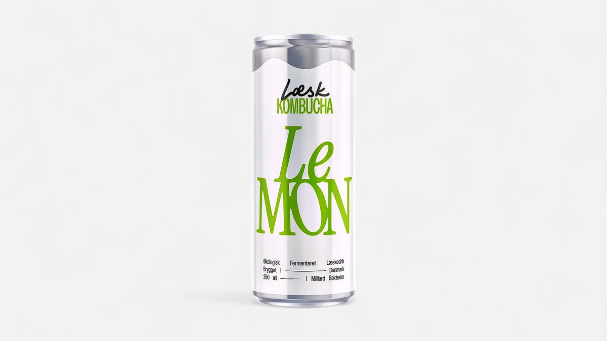 Læsk Kombucha Lemon 0,25 l