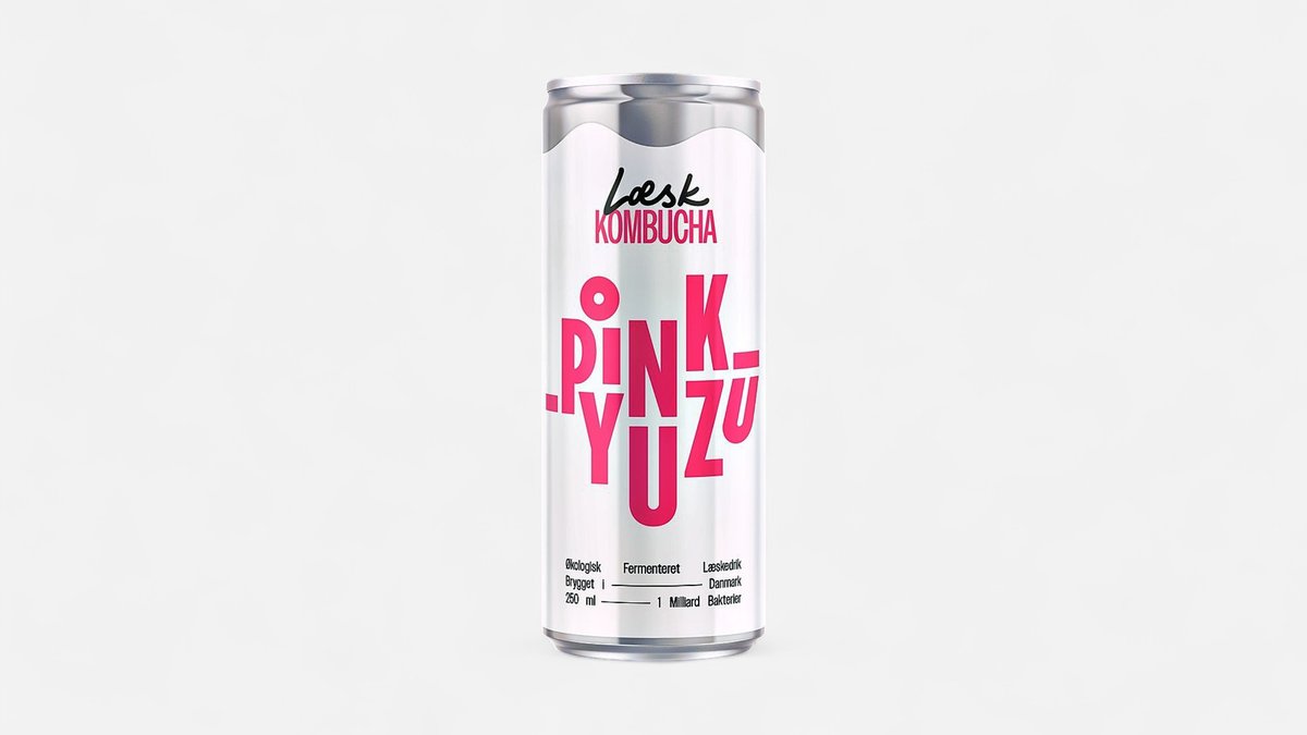 Læsk Kombucha Pink Yuzu 0,25 l