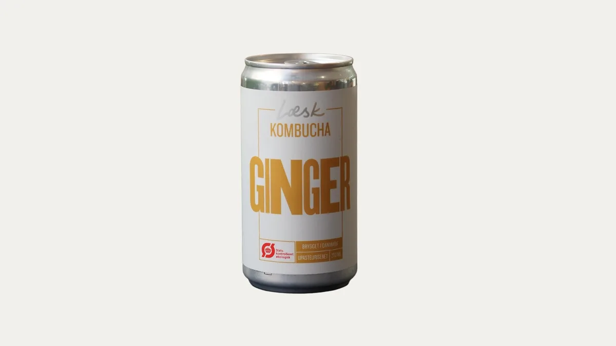 Læsk Kombucha ingefær 0,25 l