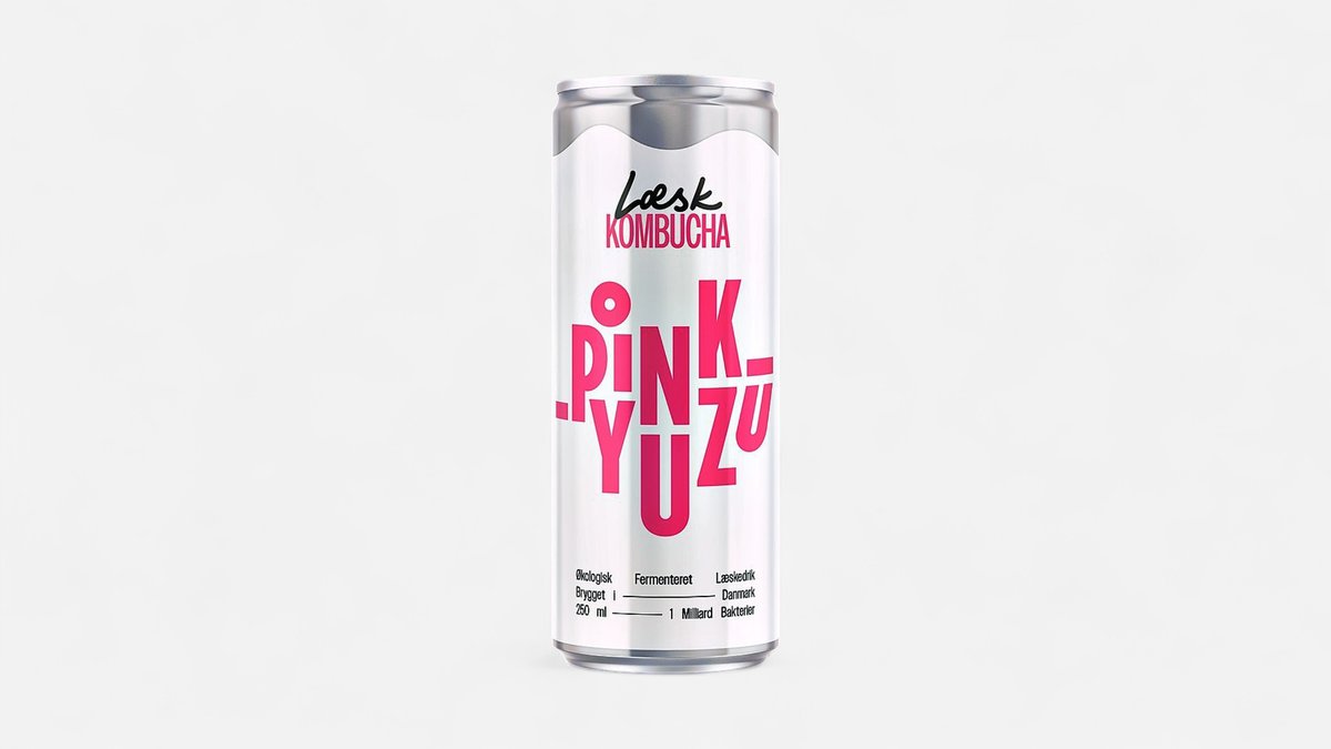 Læsk Kombucha Pink Yuzu 0,25 l