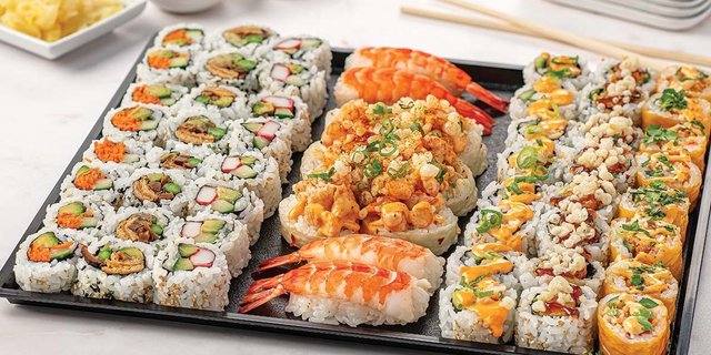 Cooked Sushi Favorites Party (58 pieces)