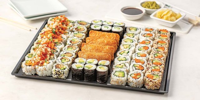 Sushi Veggie Garden Tray (60 pieces)