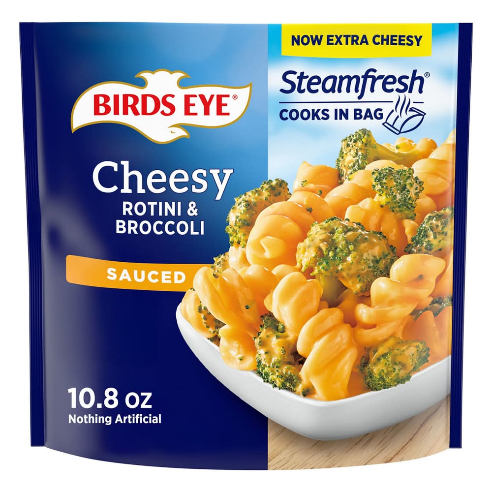 Birds Eye Steamfresh Sauced Cheesy Pasta and Broccoli, Frozen Side