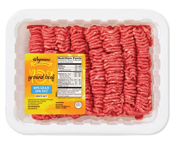 Wegmans Ground Beef 80/20