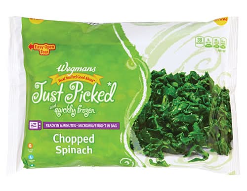Wegmans Microwaveable Chopped Spinach