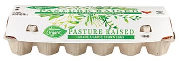 Wegmans Organic Pasture Raised Grade A Large Brown Eggs, 12 Count