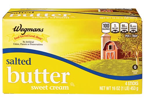 Wegmans Salted Sweet Cream Butter Quarters