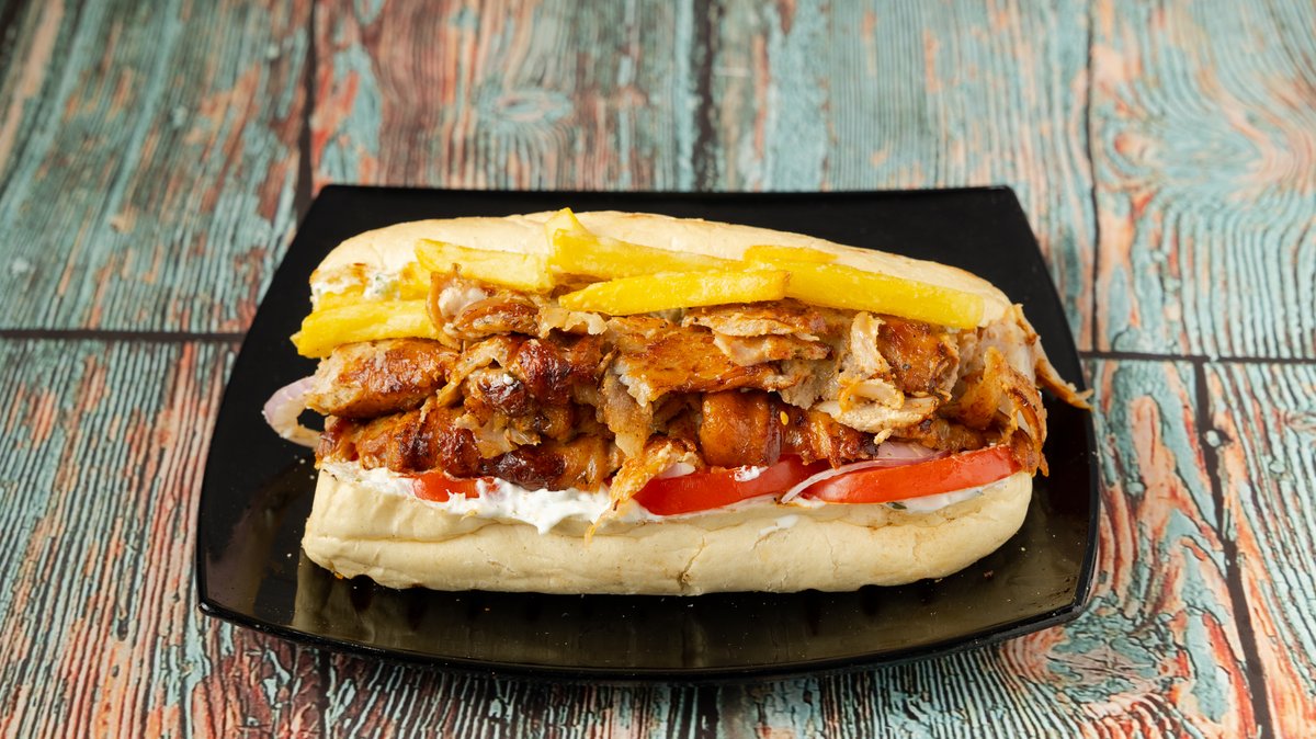 Γύρος Χοιρινός σε Sandwich