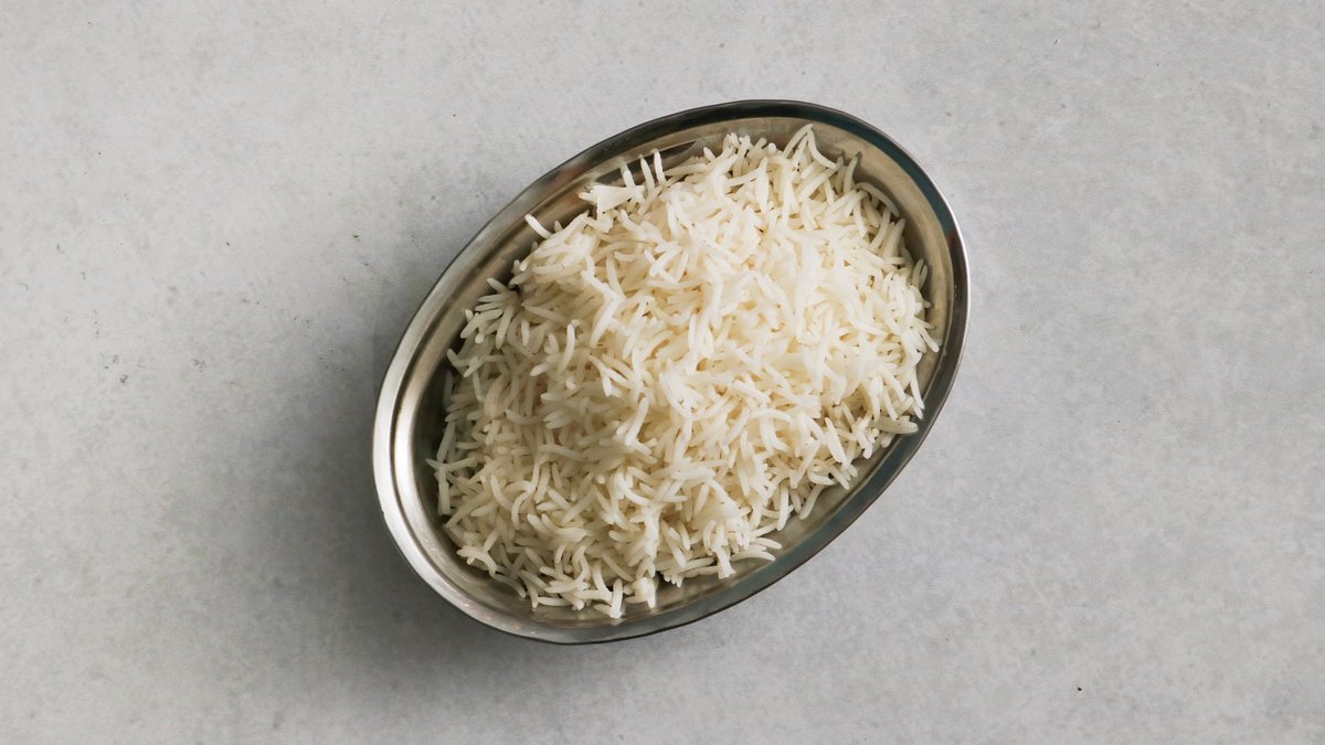 Plain basmati rice