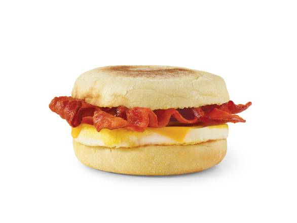 Bacon, Egg and Cheese English Muffin (Cals: 370)