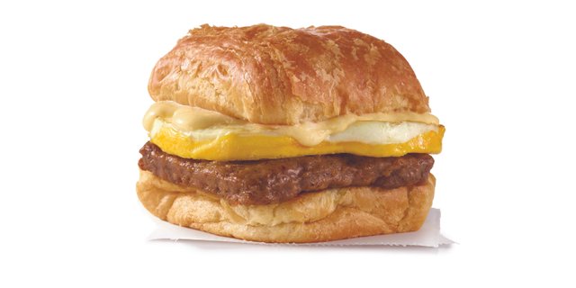 Sausage, Egg and Swiss Croissant