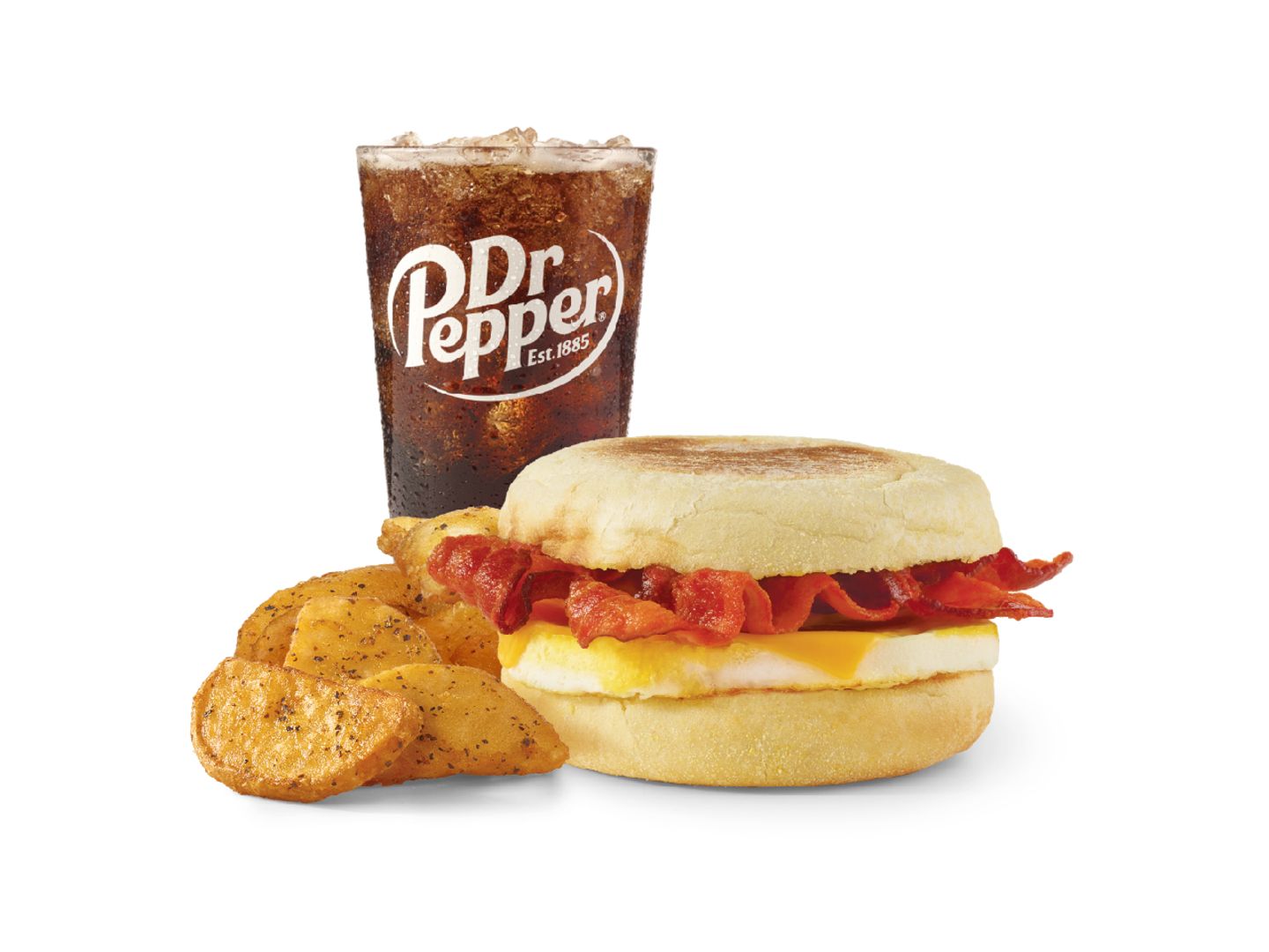 Bacon, Egg and Cheese English Muffin Combo