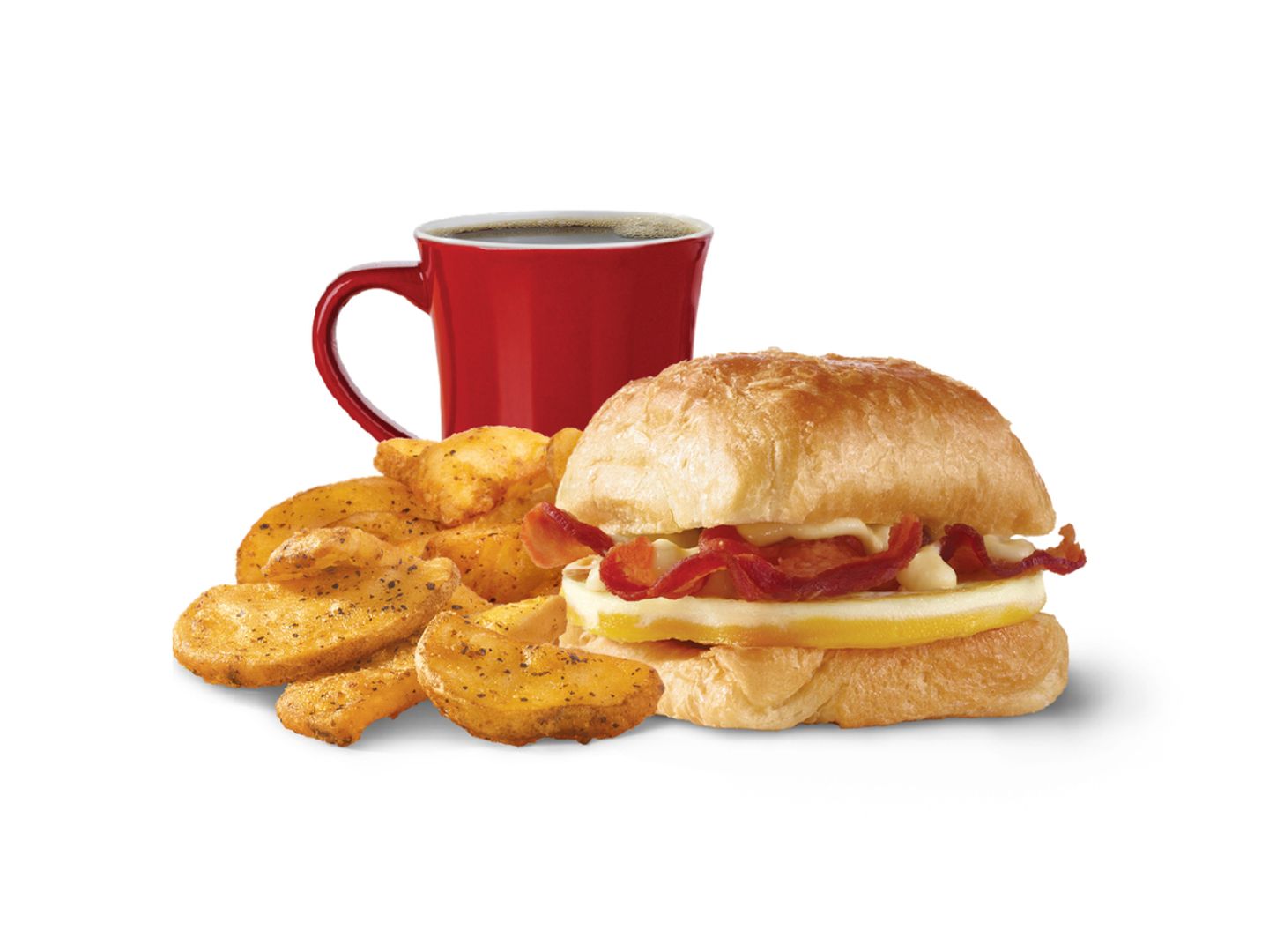 Bacon, Egg and Swiss Croissant Combo