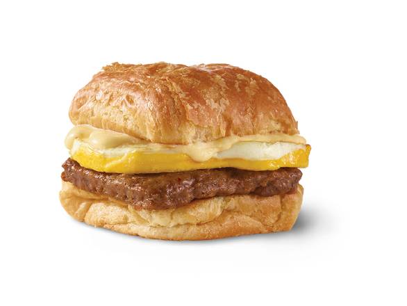 Sausage, Egg and Swiss Croissant