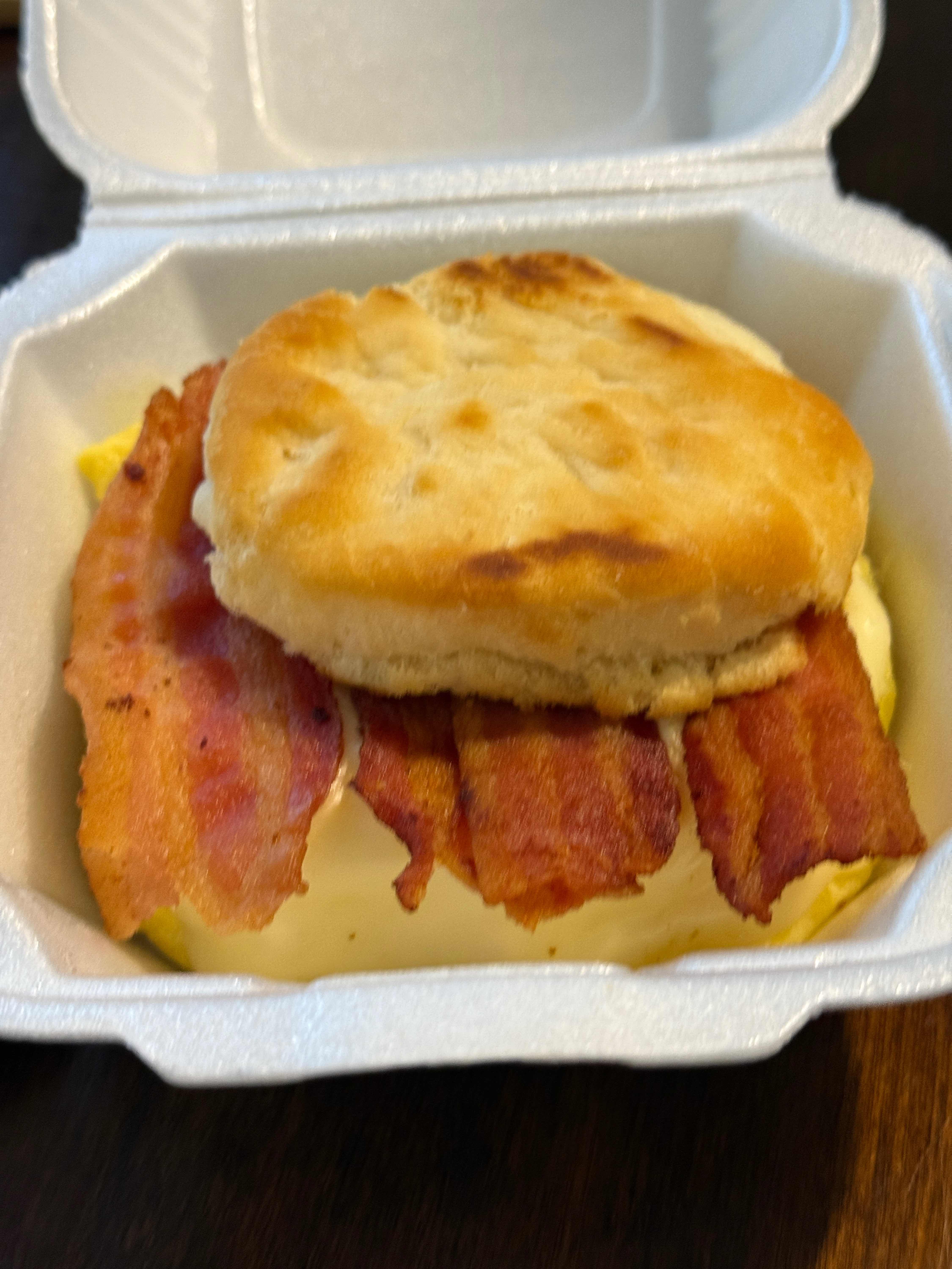 Meat, Egg, and Cheese Sandwich