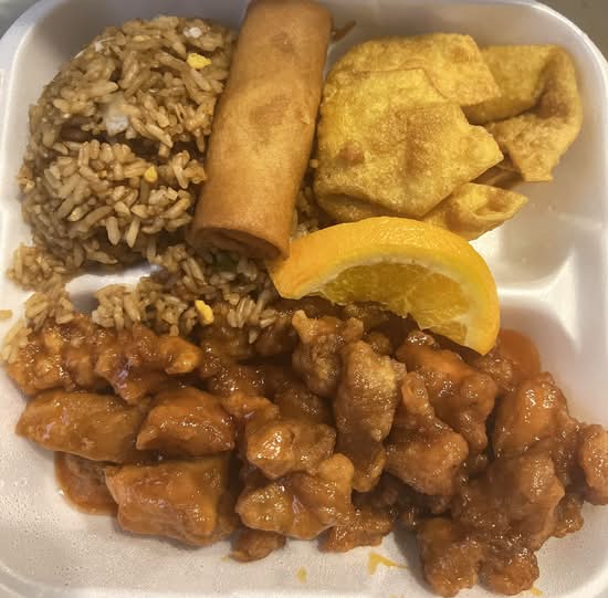 Orange Chicken Dinner
