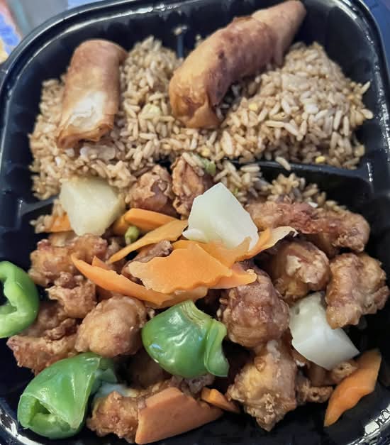 Sweet and Sour Chicken Dinner