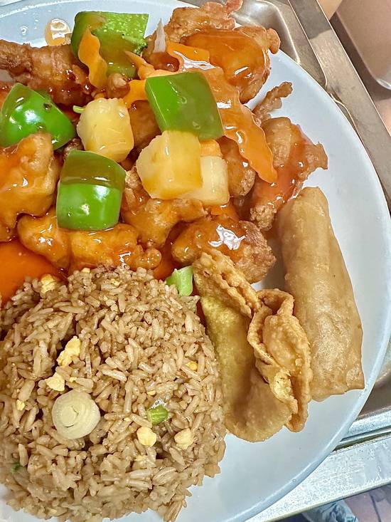 Sweet and Sour Chicken Lunch