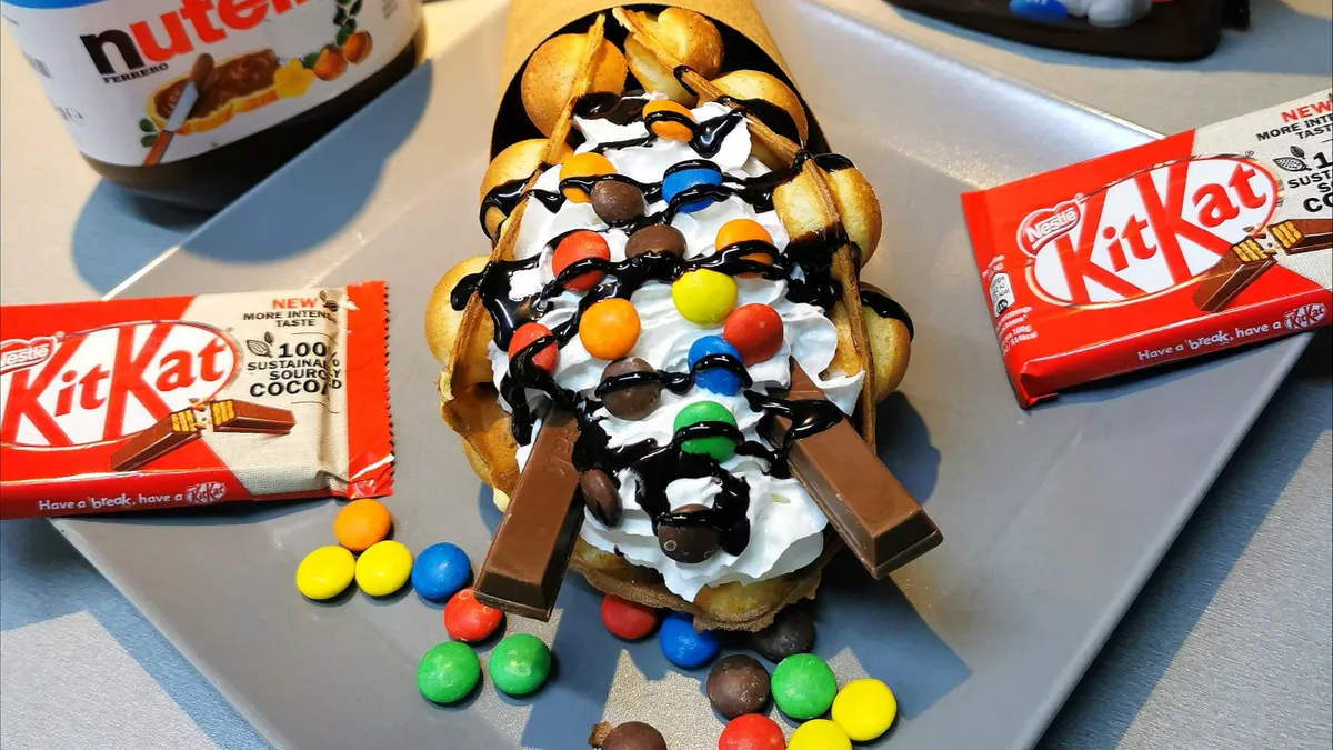 Bubis gofri Nut/kitkat/MandM/csoki ont