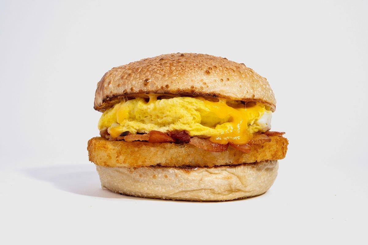 Stacked Egg Ala Bagel