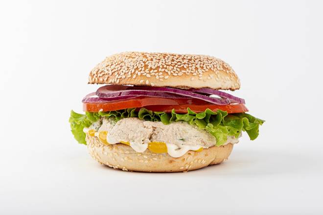 Turkey Salad Bagel Sandwich
