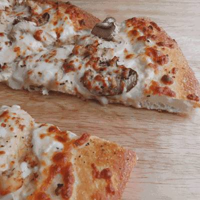 Garlic Chicken Pizza.