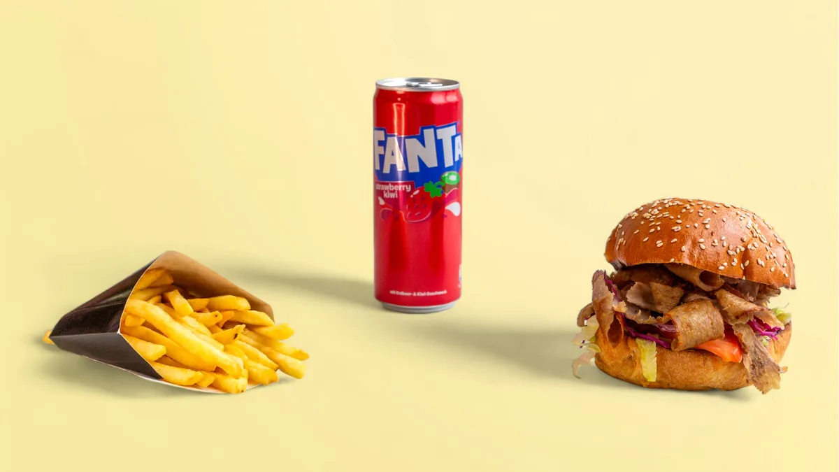 Döner Burger Menu