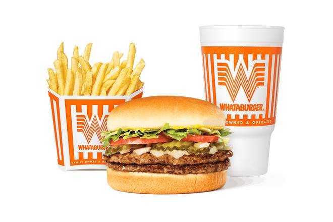 #8 Double Meat Whataburger Jr. Whatameal