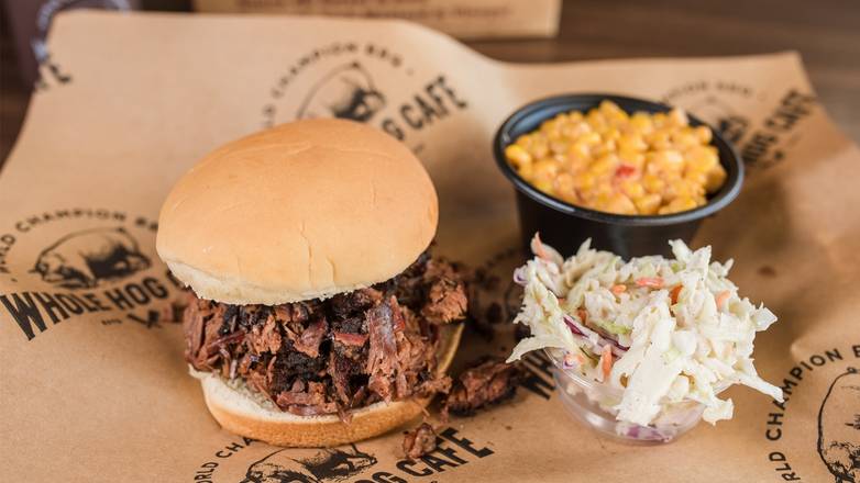 Chopped Brisket Sandwich Meal