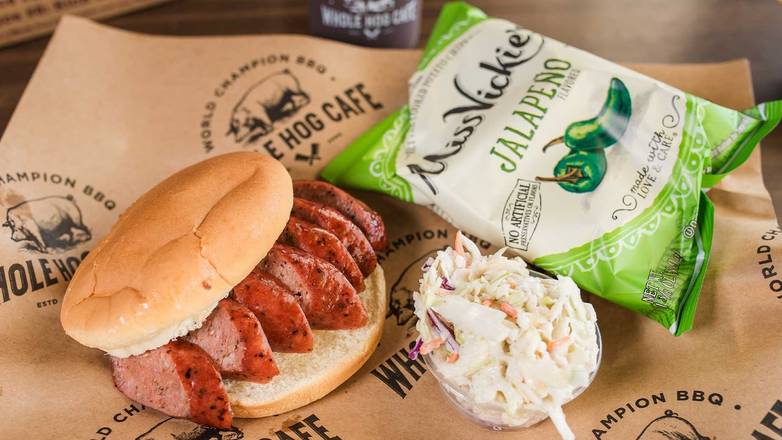 Smoked Sausage Sandwich Meal