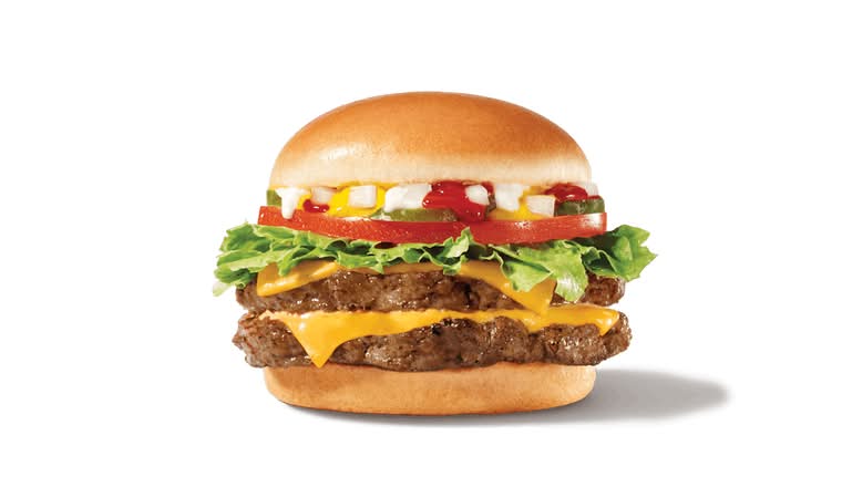 Double Deluxe Cheeseburger