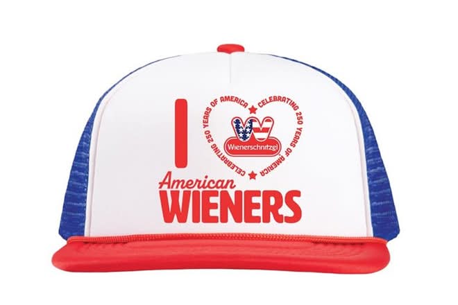 I <3 American Wieners Trucker Hat