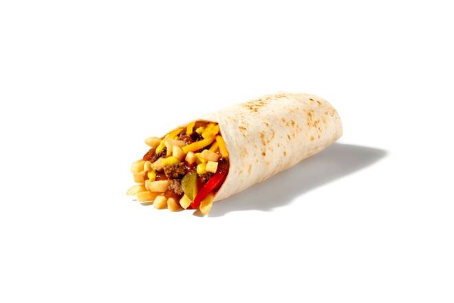 Ultimate Chili Cheeseburger Fries Burrito