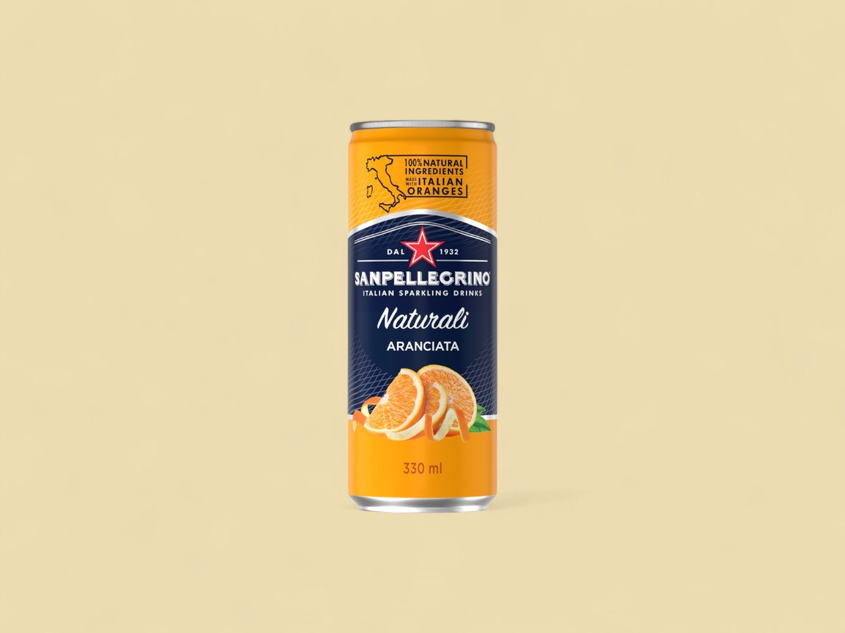 Aranciata SanPelegrino Can
