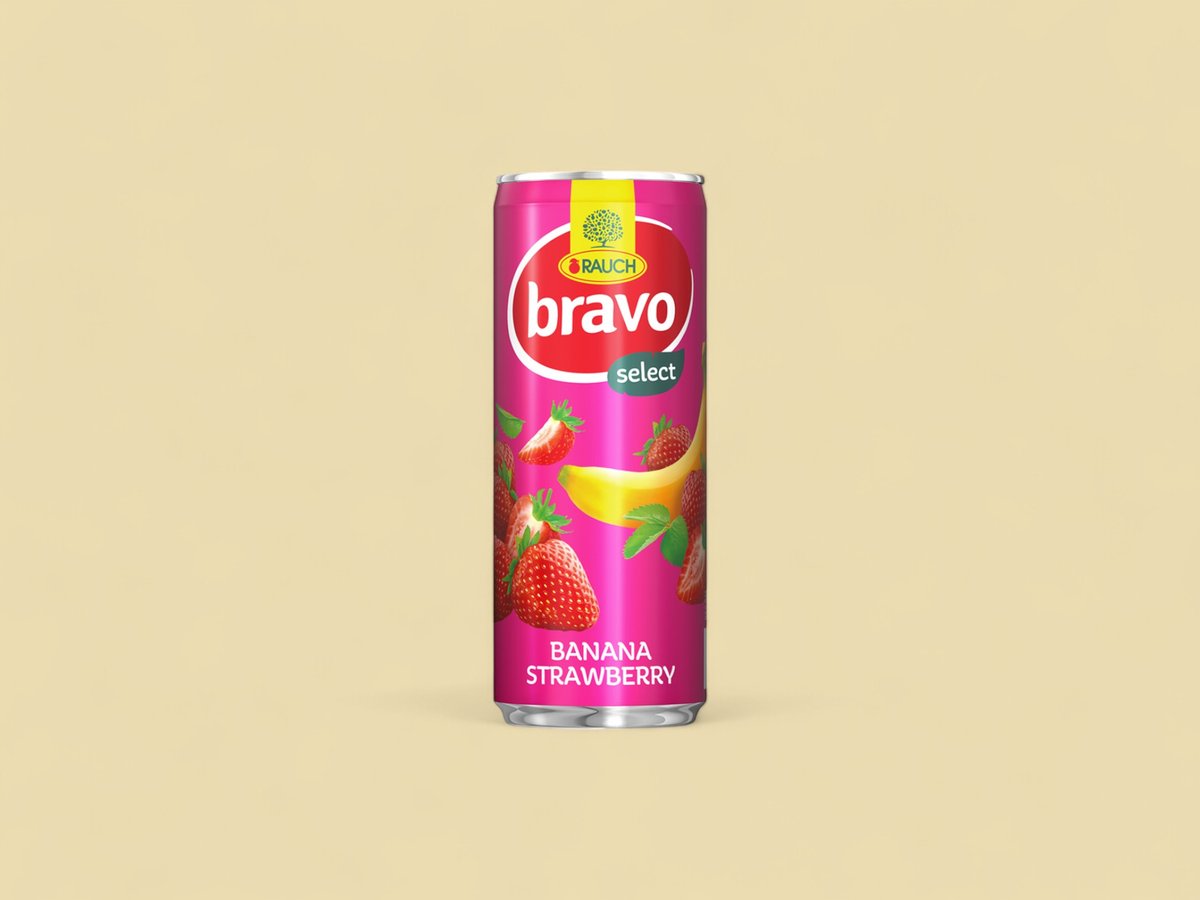 Bravo Banana-Strawberry Can