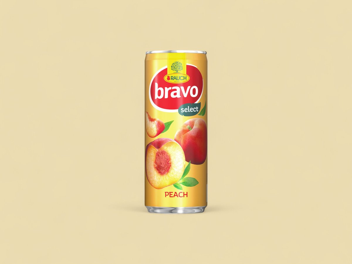 Bravo Peach Can