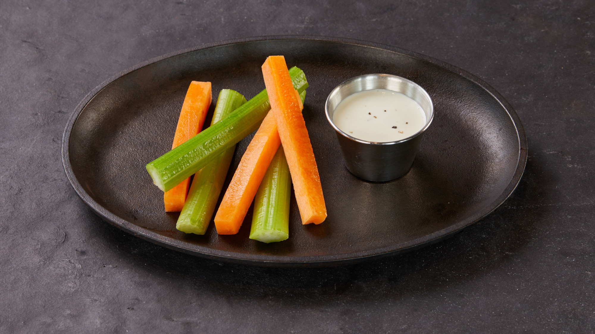 CARROTS, CELERY and DIP