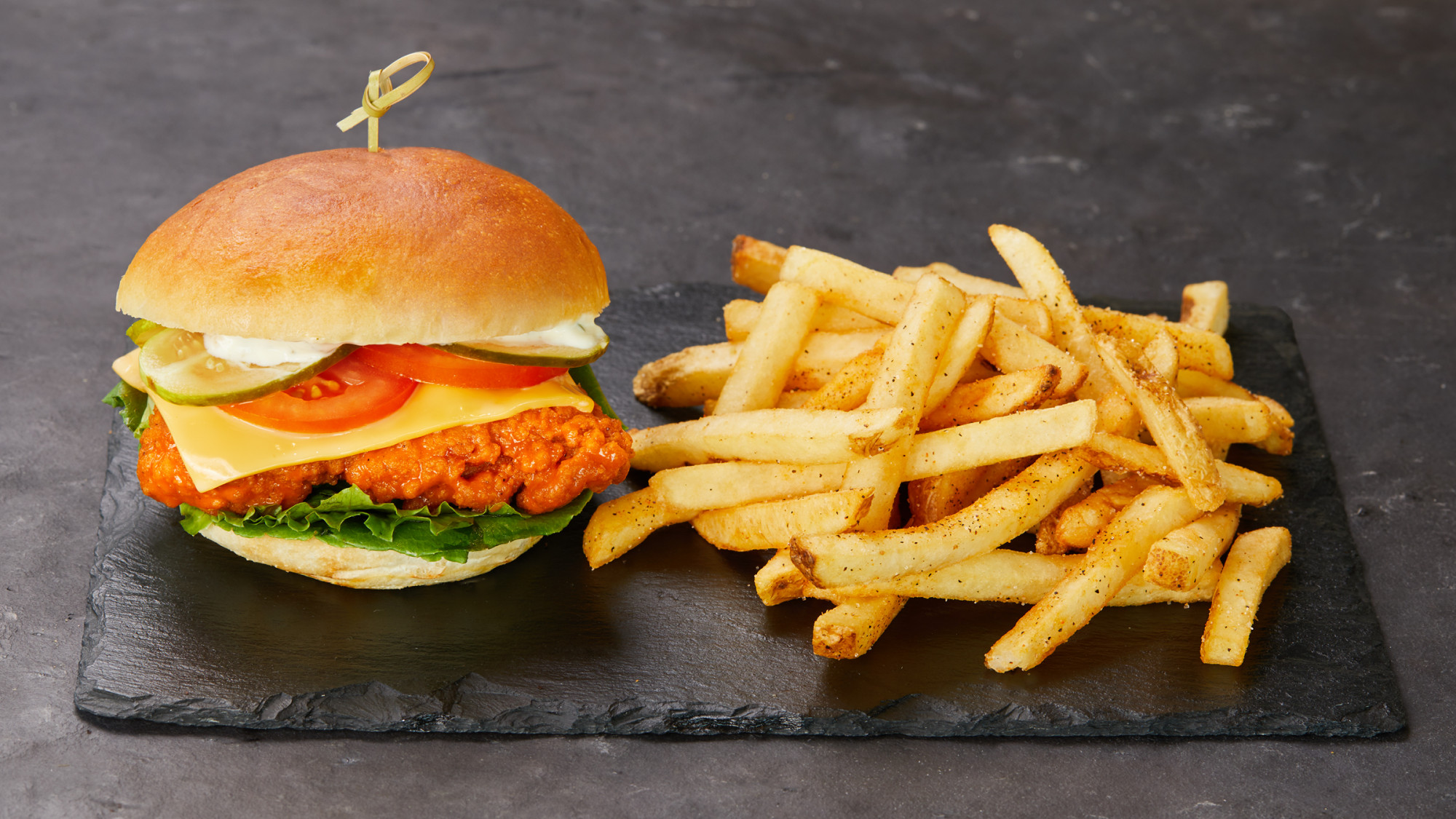 FIERY BUFFALO WILD CHICKEN CRUNCH SANDWICH
