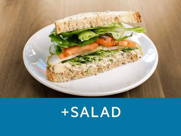 Almond Tuna with Salad