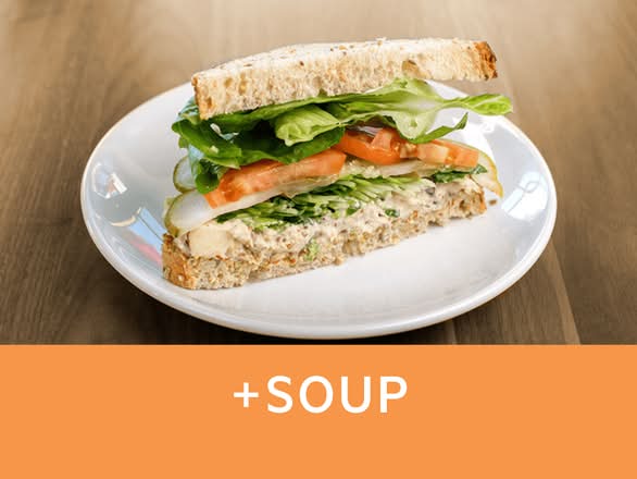 Almond Tuna with Soup