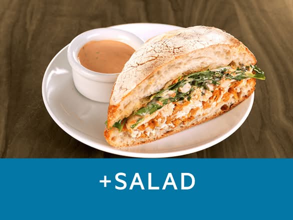 Buffalo Chicken with Salad