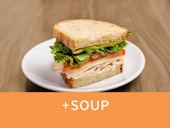 Country Turkey and Avocado with Soup