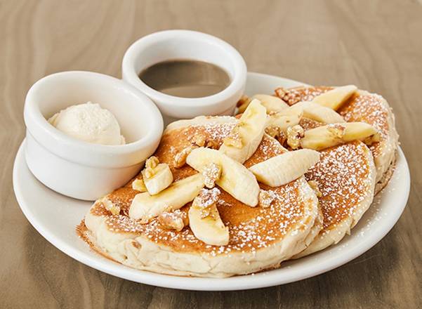Gluten Free Banana Walnut Pancakes