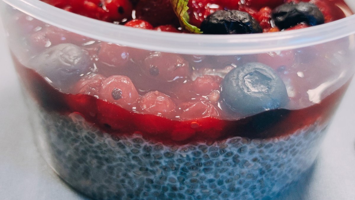 Raňajky 5. Chia puding s kokosovým mliekom